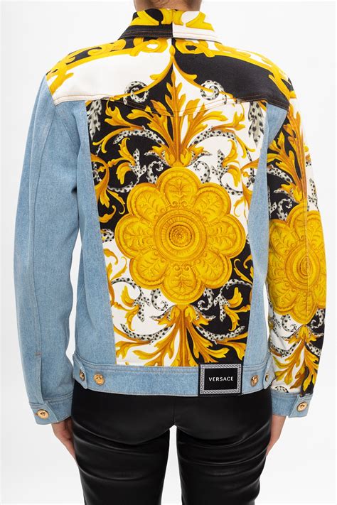 versace couture jacket women's|Versace denim jacket women's.